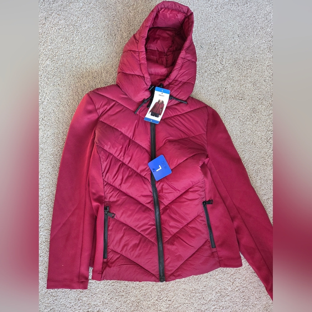 Women's Red Puffer Jacket